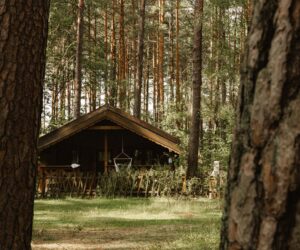 Domek Premium osobowy z kominkiem